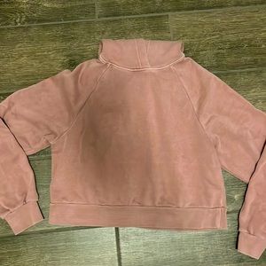 Long sleeve cropped hoodie